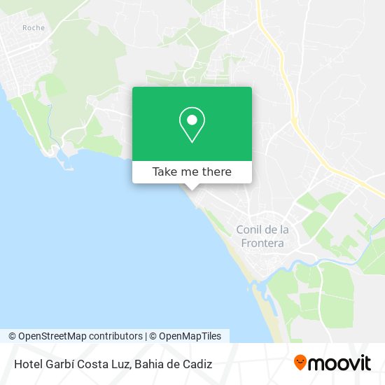 Hotel Garbí Costa Luz map