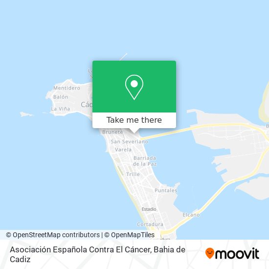 Asociación Española Contra El Cáncer map