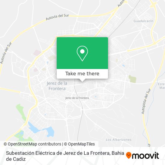 Subestación Eléctrica de Jerez de La Frontera map
