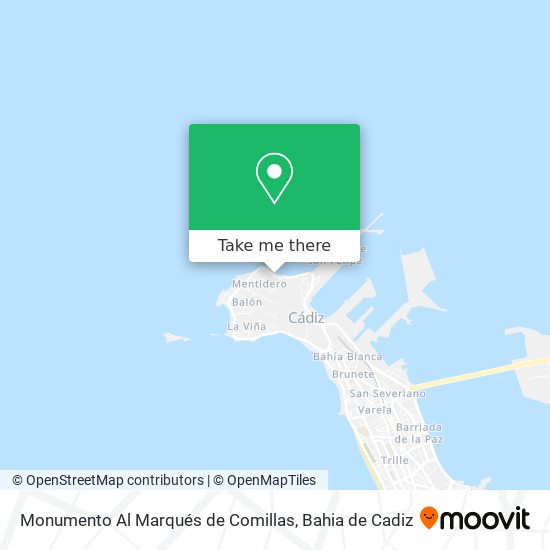 Monumento Al Marqués de Comillas map