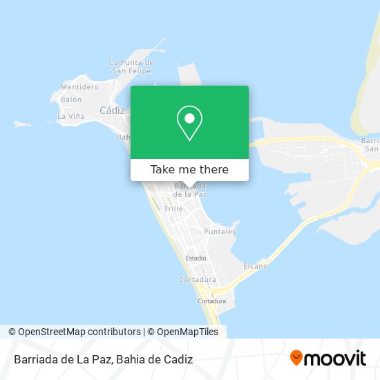 Barriada de La Paz map