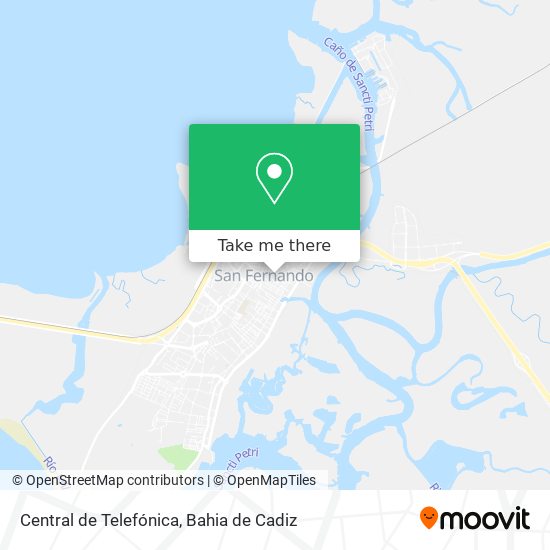 Central de Telefónica map