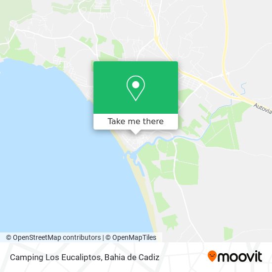 Camping Los Eucaliptos map