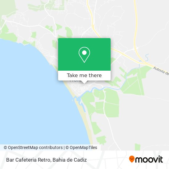 Bar Cafeteria Retro map