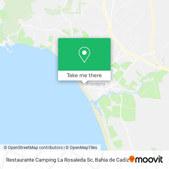 Restaurante Camping La Rosaleda Sc map