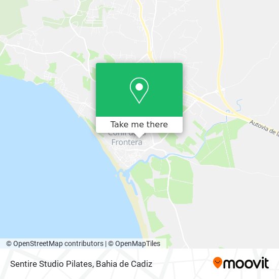 mapa Sentire Studio Pilates