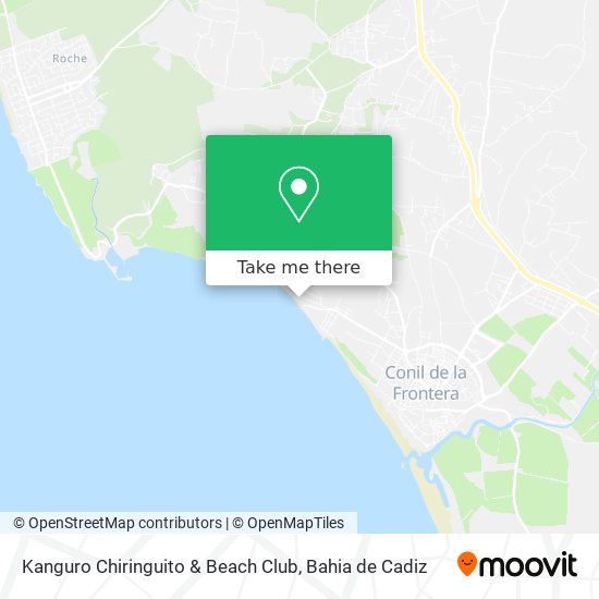 Kanguro Chiringuito & Beach Club map