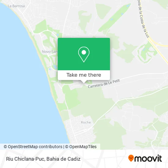Riu Chiclana-Puc map