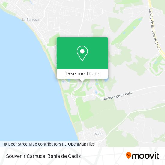 Souvenir Carhuca map
