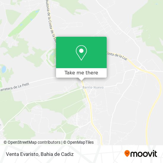Venta Evaristo map