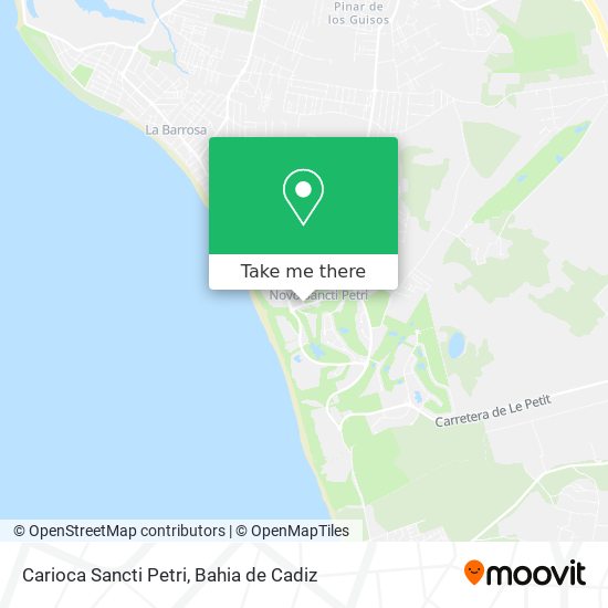 Carioca Sancti Petri map