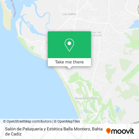 Salón de Peluquería y Estética Bella Montero map