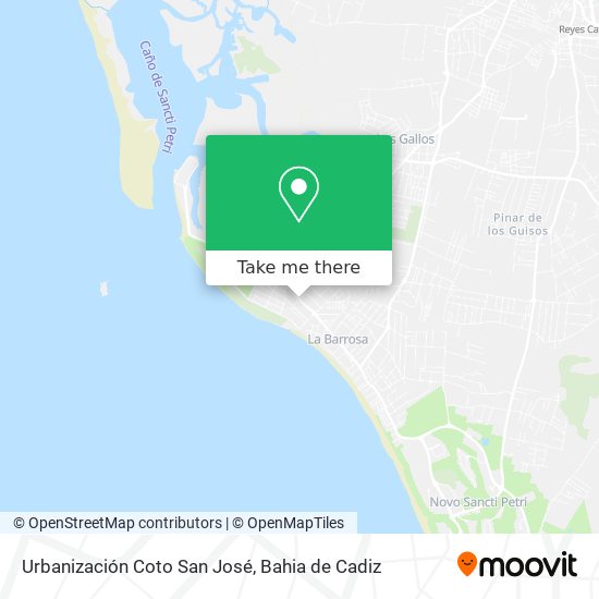 Urbanización Coto San José map