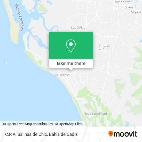 C.R.A. Salinas de Chic map