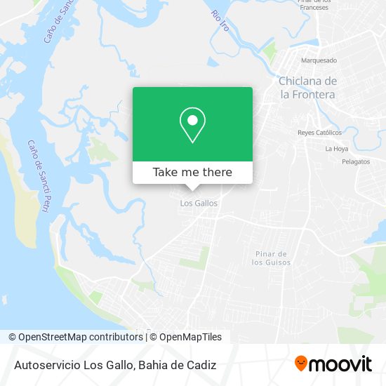 Autoservicio Los Gallo map