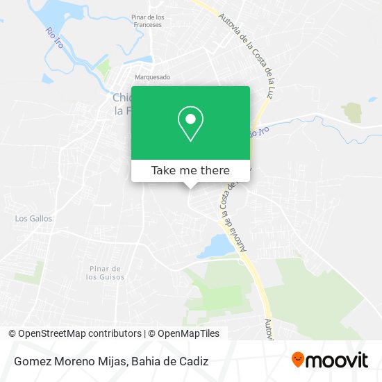 Gomez Moreno Mijas map