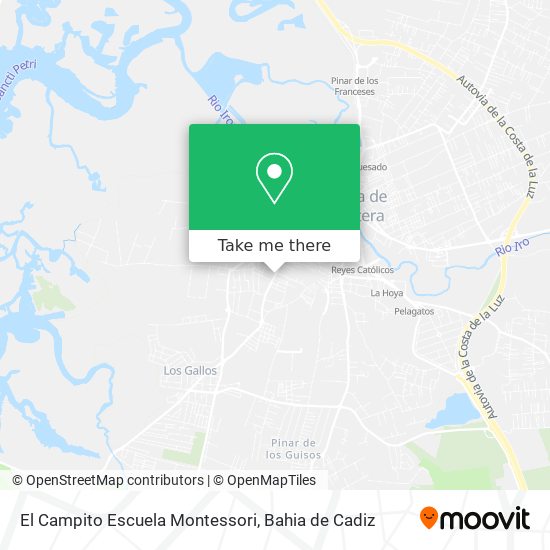 El Campito Escuela Montessori map
