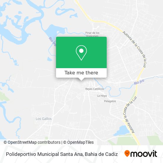 Polideportivo Municipal Santa Ana map