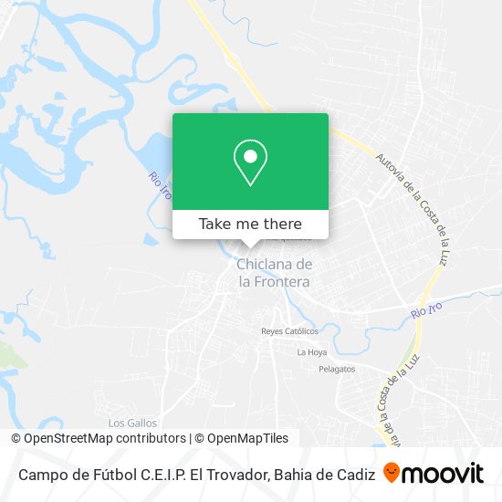 Campo de Fútbol C.E.I.P. El Trovador map