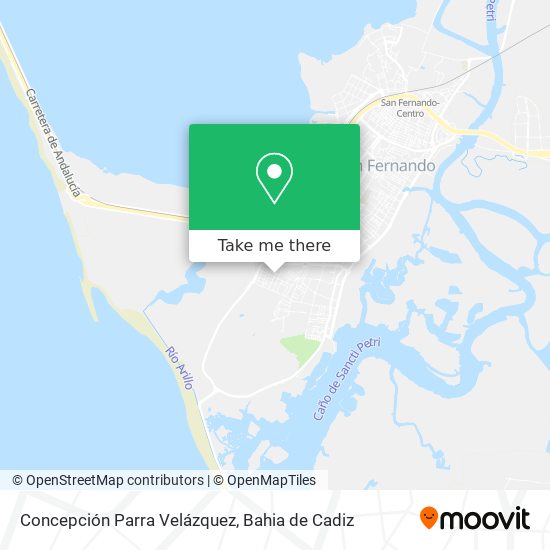 Concepción Parra Velázquez map