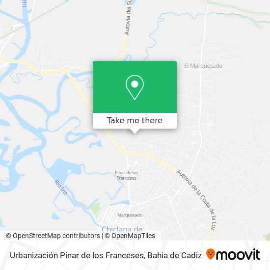 Urbanización Pinar de los Franceses map