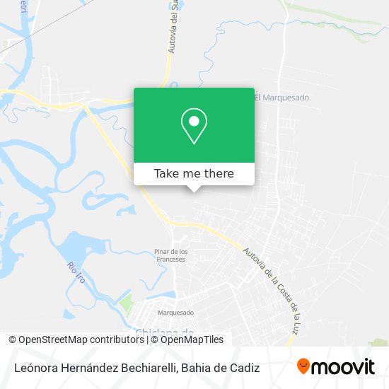 Leónora Hernández Bechiarelli map