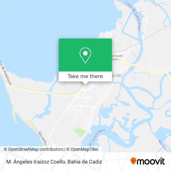 M. Ángeles Iraizoz Coello map