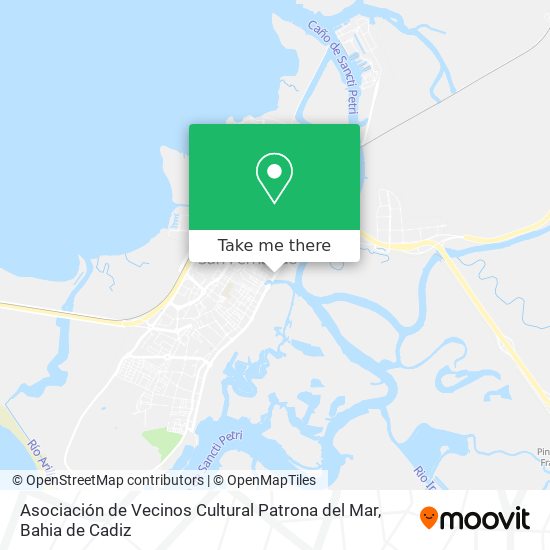 Asociación de Vecinos Cultural Patrona del Mar map