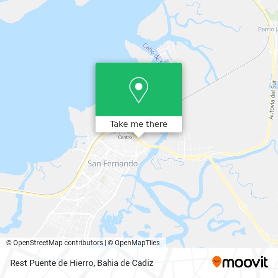 Rest Puente de Hierro map