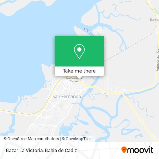 mapa Bazar La Victoria