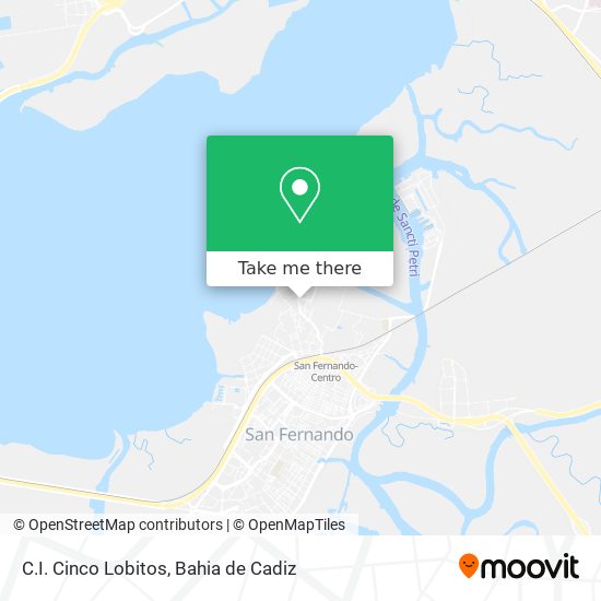 C.I. Cinco Lobitos map