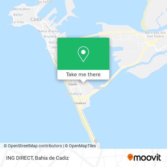 ING DIRECT map