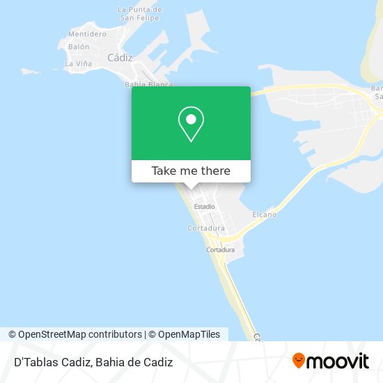 D'Tablas Cadiz map