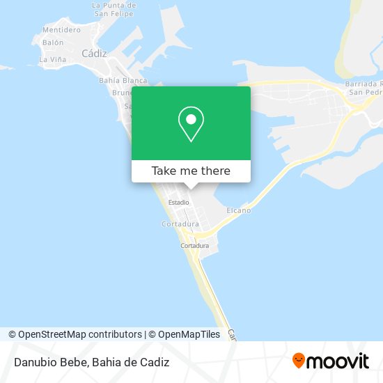 Danubio Bebe map