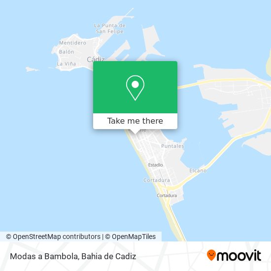 mapa Modas a Bambola