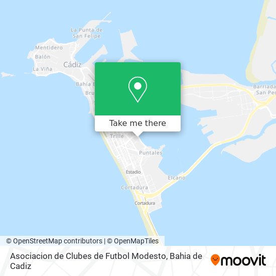 Asociacion de Clubes de Futbol Modesto map