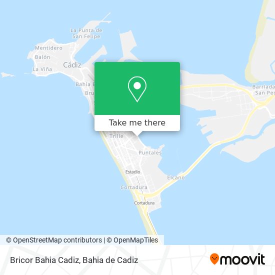 mapa Bricor Bahia Cadiz