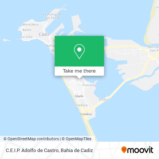 mapa C.E.I.P. Adolfo de Castro