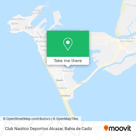 Club Nautico Deportivo Alcazar map