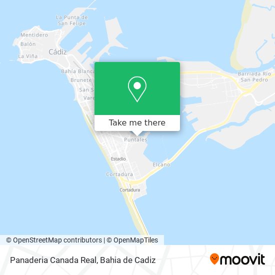 Panaderia Canada Real map