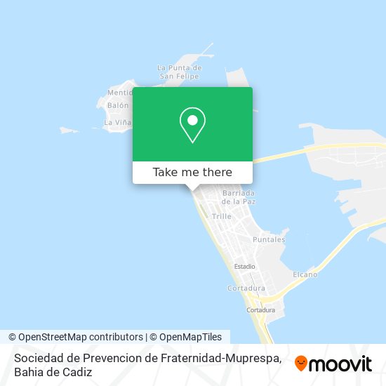 Sociedad de Prevencion de Fraternidad-Muprespa map