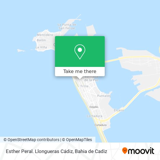 Esther Peral. Llongueras Cádiz map