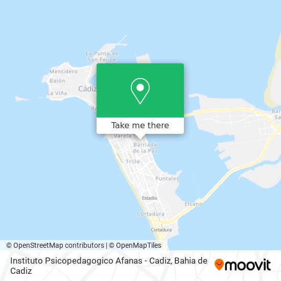 Instituto Psicopedagogico Afanas - Cadiz map