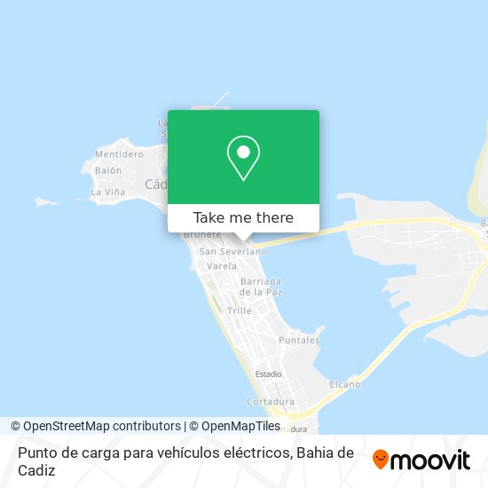 Punto de carga para vehículos eléctricos map