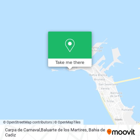 Carpa de Carnaval,Baluarte de los Martires map