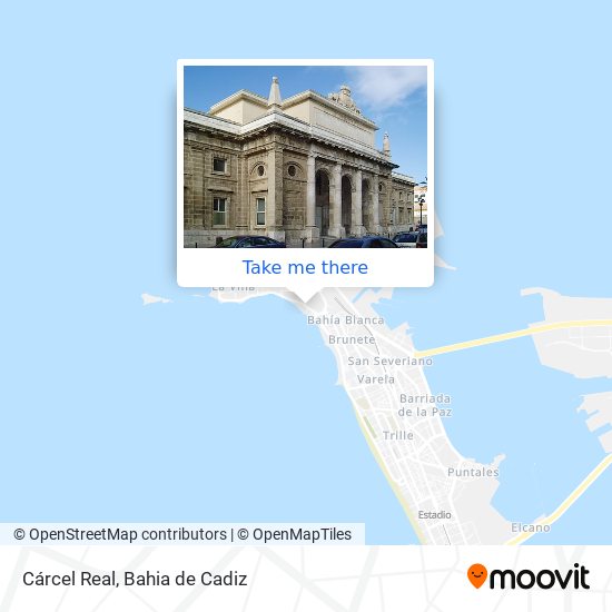 Cárcel Real map