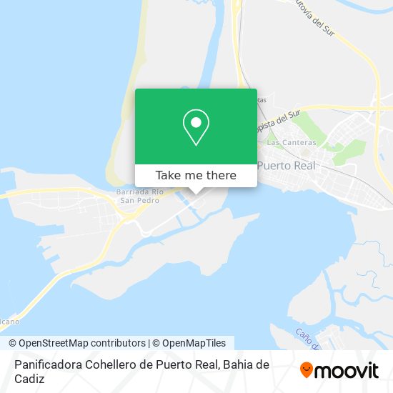 mapa Panificadora Cohellero de Puerto Real