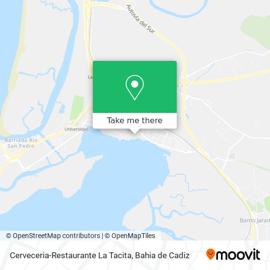 Cerveceria-Restaurante La Tacita map