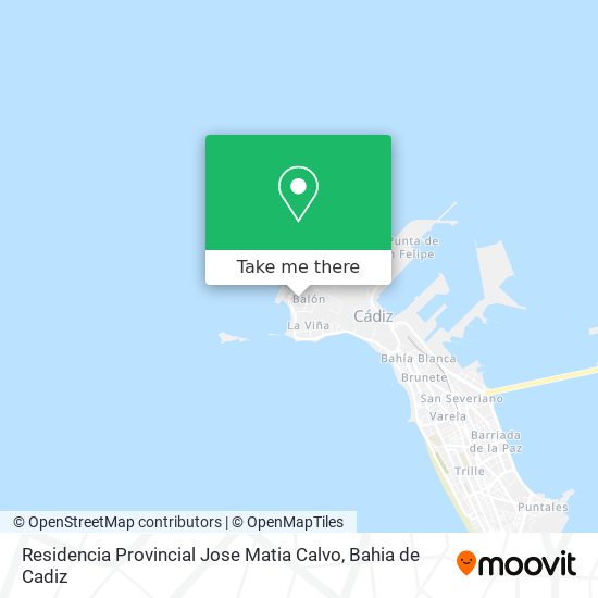 mapa Residencia Provincial Jose Matia Calvo