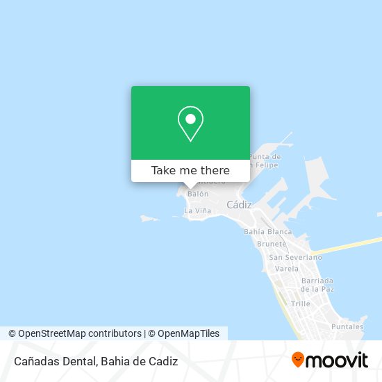 Cañadas Dental map